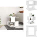 Vidaxl - table d'appoint blanc 40x40x40 cm agglom�r� - table d'appoint - meuble d'appoint - table basse ...