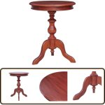 Vidaxl - table d'appoint marron 50 x 50 x 65 cm bois d'acajou massif - table basse - meuble d'appoint ... Vidaxl - table d'appoint marron 50 x 50 x 65 cm bois d'acajou massif - table basse - meuble d'appoint ...