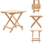Vidaxl - table d'appoint pliante 50 x 50 x 49 cm bois de noyer massif - table basse pliable - table d'appoint ... Vidaxl - table d'appoint pliante 50 x 50 x 49 cm bois de noyer massif - table basse pliable - table d'appoint ...