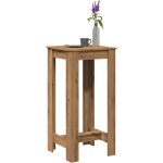 Table de bar ch�ne artisanal 51x50x103, 5 cm bois d'ing�nierie - vidaxl