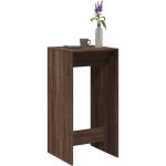Table de bar ch�ne marron 51x50x103, 5 cm bois d'ing�nierie - vidaxl