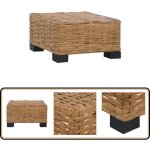 Table basse 47x47x28 cm rotin naturel - table basse - meuble de jardin - mobilier extérieur - rotin naturel ... Table basse 47x47x28 cm rotin naturel - table basse - meuble de jardin - mobilier extérieur - rotin naturel ...