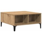Vidaxl - table basse chêne artisanal 60 x 60 x 30 cm bois d'ingénierie Vidaxl - table basse chêne artisanal 60 x 60 x 30 cm bois d'ingénierie