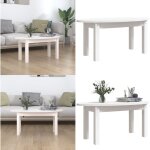 Vidaxl - table basse blanc 80x40x35 cm bois massif de pin - table basse blanche - table basse design ... Vidaxl - table basse blanc 80x40x35 cm bois massif de pin - table basse blanche - table basse design ...