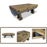 Vidaxl - table basse bois de rcupration mlang 90x50x35 cm - table basse - table d'appoint - mobilier ...