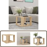 Table basse ch�ne sonoma 40x40x30 cm bois d'ing�nierie - table basse - meuble salon - table canap� - ...