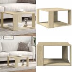 Vidaxl - table basse chêne sonoma 51, 5x51, 5x30 cm bois d'ingénierie - table basse - table d'appoint ... Vidaxl - table basse chêne sonoma 51, 5x51, 5x30 cm bois d'ingénierie - table basse - table d'appoint ...