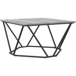 Table basse sonoma gris 80 x 80 x 45 cm vidaxl Table basse sonoma gris 80 x 80 x 45 cm vidaxl