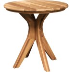 Vidaxl - table basse marron 55 x 55 x 51 cm bois de teck solide