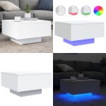 Vidaxl - table basse avec lumières led blanc 55x55x31 cm - table basse design - table basse led - table ... Vidaxl - table basse avec lumières led blanc 55x55x31 cm - table basse design - table basse led - table ...