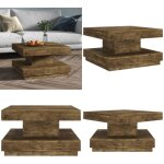 Table basse marron foncé 60x60x35 cm mdf - table basse - meuble salon - table d'appoint - table ronde ... Table basse marron foncé 60x60x35 cm mdf - table basse - meuble salon - table d'appoint - table ronde ...