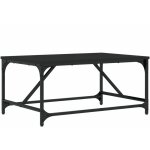 Table basse noir 75x50x35 cm bois d'ing�nierie vidaxl