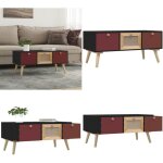 Vidaxl - table basse avec tiroirs 80x40x35, 5 cm bois d'ingénierie - table basse - meuble salon - table ... Vidaxl - table basse avec tiroirs 80x40x35, 5 cm bois d'ingénierie - table basse - meuble salon - table ...
