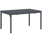 Vidaxl - table d'extension 2 pcs anthracite 210 x 90 x 73 cm acier Vidaxl - table d'extension 2 pcs anthracite 210 x 90 x 73 cm acier