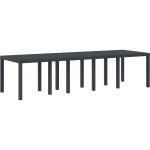Vidaxl - table de jardin anthracite 300 x 100 x 73 cm polyrotin Vidaxl - table de jardin anthracite 300 x 100 x 73 cm polyrotin