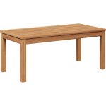 Vidaxl - table de jardin naturel 95 x 45 x 40 cm bois de teck solide