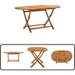 Table de jardin pliable 160x85x75 cm bois d'acacia massif - table de jardin - table extérieure - acacia ... Table de jardin pliable 160x85x75 cm bois d'acacia massif - table de jardin - table extérieure - acacia ...
