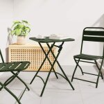 Vidaxl - table de jardin vert fonc� 55 x 55 x 73 cm