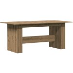 Vidaxl - table  manger chne artisanal 180x90x76 cm bois d'ingnierie