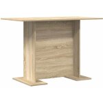 Vidaxl - table de salle à manger chêne sonoma 110 x 60 x 75 cm Vidaxl - table de salle à manger chêne sonoma 110 x 60 x 75 cm
