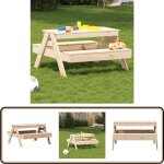 Table de pique - nique pour enfants 88x97x52cm bois massif de pin - table de pique - nique - table enfant ... Table de pique - nique pour enfants 88x97x52cm bois massif de pin - table de pique - nique - table enfant ...