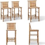 Vidaxl - tabourets de bar lot de 2 bambou - tabouret de bar - tabourets de bar - chaise de bar - meubles ... Vidaxl - tabourets de bar lot de 2 bambou - tabouret de bar - tabourets de bar - chaise de bar - meubles ...