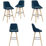 Vidaxl - tabourets de bar lot de 2 bleu velours - chaises de bar - tabourets de comptoir - meubles de ... Vidaxl - tabourets de bar lot de 2 bleu velours - chaises de bar - tabourets de comptoir - meubles de ...