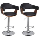 Vidaxl - tabourets de bar lot de 2 similicuir