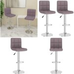 Tabourets de bar lot de 2 taupe tissu - tabouret de bar - chaise de comptoir - tabourets de comptoir ... Tabourets de bar lot de 2 taupe tissu - tabouret de bar - chaise de comptoir - tabourets de comptoir ...