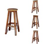 Vidaxl - tabouret de bar bois de récupération massif - tabouret de bar - tabouret vintage - mobilier ... Vidaxl - tabouret de bar bois de récupération massif - tabouret de bar - tabouret vintage - mobilier ...