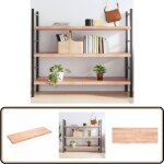 Vidaxl - tag�re murale marron clair bois ch�ne massif trait� - �tag�re murale - �tag�re rustique - �tag�re ...