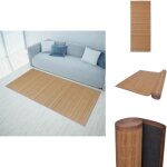 Vidaxl - tapis en bambou 160x230 cm marron - tapis en bambou - tapis marron - tapis design - tapis intérieur ... Vidaxl - tapis en bambou 160x230 cm marron - tapis en bambou - tapis marron - tapis design - tapis intérieur ...