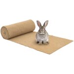 Vidaxl tapis de chanvre pour rongeurs 0, 5x5 m 5 mm