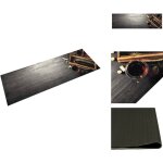 Vidaxl - tapis de cuisine lavable bouteille de vin 45x150 cm velours - tapis de cuisine - tapis absorbant ...