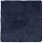 Vidaxl - tapis shaggy � poils longs navarra bleu marine 120x120 cm