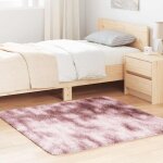 Vidaxl - tapis shaggy � poils longs navarra rose poudr� 120x120 cm