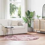Vidaxl - tapis shaggy à poils longs navarra rose poudré 160x160 cm Vidaxl - tapis shaggy à poils longs navarra rose poudré 160x160 cm