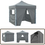 Tente de réception escamotable avec 4 parois 3x3 m anthracite - tents pliantes - tentes de réception ... Tente de réception escamotable avec 4 parois 3x3 m anthracite - tents pliantes - tentes de réception ...