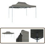 Tente de rception pliable 3x4 m acier anthracite - tents de rception - abri extrieur - tonnelles de ...