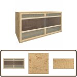 Terrarium bois d'ingénierie 100x47x47 cm - terrarium reptile - terrarium animal - abri reptile - habitat ... Terrarium bois d'ingénierie 100x47x47 cm - terrarium reptile - terrarium animal - abri reptile - habitat ...