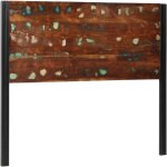 Vidaxl tête de lit 120 cm bois massif récupéré et fer Vidaxl tête de lit 120 cm bois massif récupéré et fer