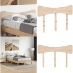 Tte de lit 135 cm bois massif de pin - tte de lit - literie - meuble de chambre - bois massif - tte ...