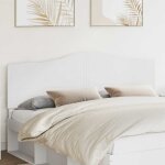 Vidaxl t�te de lit blanc 180 cm bois d'ing�nierie