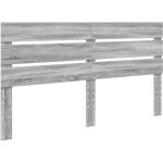 Vidaxl t�te de lit gris sonoma 160 cm bois d'ing�nierie