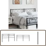 Vidaxl - tête de lit métal noir 200 cm - tête de lit - lit double - tête de lit métal - tête de lit noire ... Vidaxl - tête de lit métal noir 200 cm - tête de lit - lit double - tête de lit métal - tête de lit noire ...