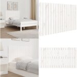 Vidaxl - tête de lit murale blanc 108x3x60 cm bois massif de pin - tête de lit murale - tête de lit bois ... Vidaxl - tête de lit murale blanc 108x3x60 cm bois massif de pin - tête de lit murale - tête de lit bois ...