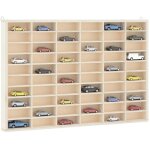 Vitrine de collection en bois avec 60 compartiments vidaxl
