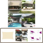 Voile d'ombrage 160 g / m² crème 5x6 m pehd - parasol - voile d'ombrage - parasol rectangulaire - parasol ... Voile d'ombrage 160 g / m² crème 5x6 m pehd - parasol - voile d'ombrage - parasol rectangulaire - parasol ...