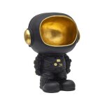Vide - poche statue 'astronaute' 28cm noir Vide - poche statue 'astronaute' 28cm noir