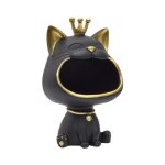 Paris prix - vide - poche statue 'chat' 25cm noir